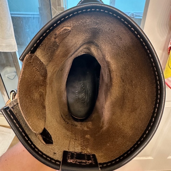 Wesco Mister Lou engineer boot black horsehide 8E US Mens - Picture 16 of 16